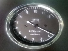 SMITH TACHOMETER 80 MM FITMENT M18x1.5 THREAD REPLICA 4:1 RATIO (12000 RPM)